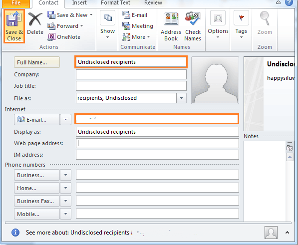 How To Send Emails To Undisclosed Recipients In Outlook Email Client